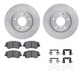 Dynamic Friction Co 6512-03340, Rotors with 5000 Advanced Brake Pads includes Hardware 6512-03340